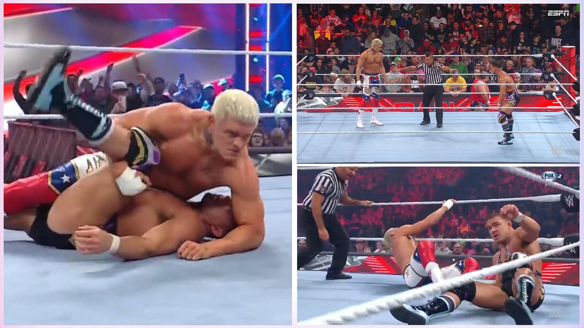 Cody Rhodes and Chad Gable faced off on this evening
