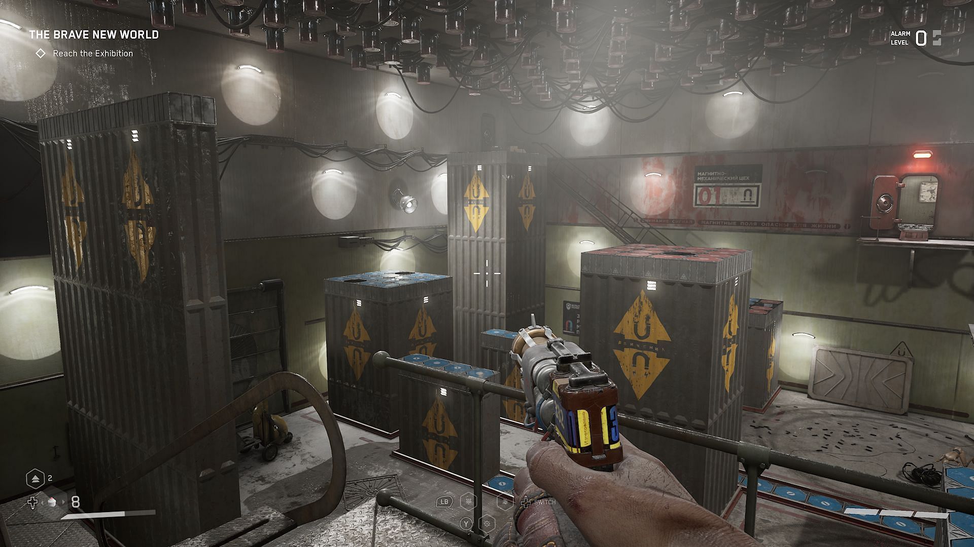 Testing Grounds feature elaborate puzzles and enemies in Atomic Heart (Image via Focus Entertainment)