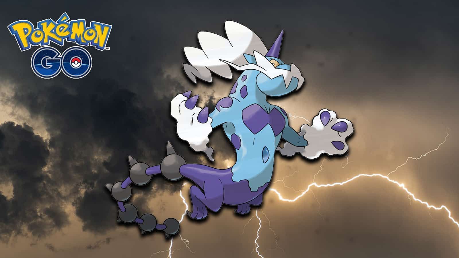 Therian forme Thundurus is an attack-centered pocket monster in the game (Image via Niantic)