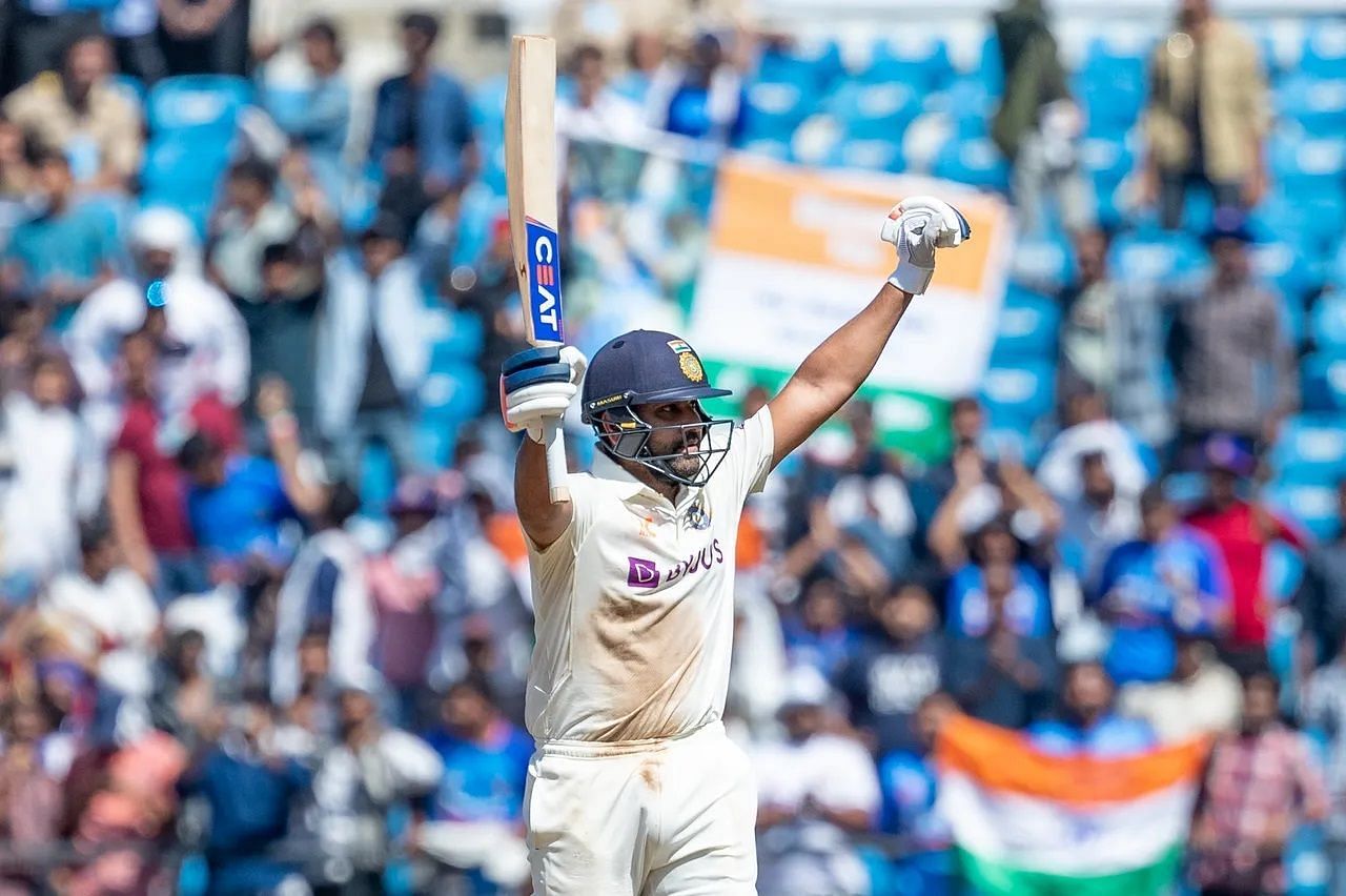 Rohit Sharma took 171 deliveries to reach the 100-run mark. [P/C: BCCI]