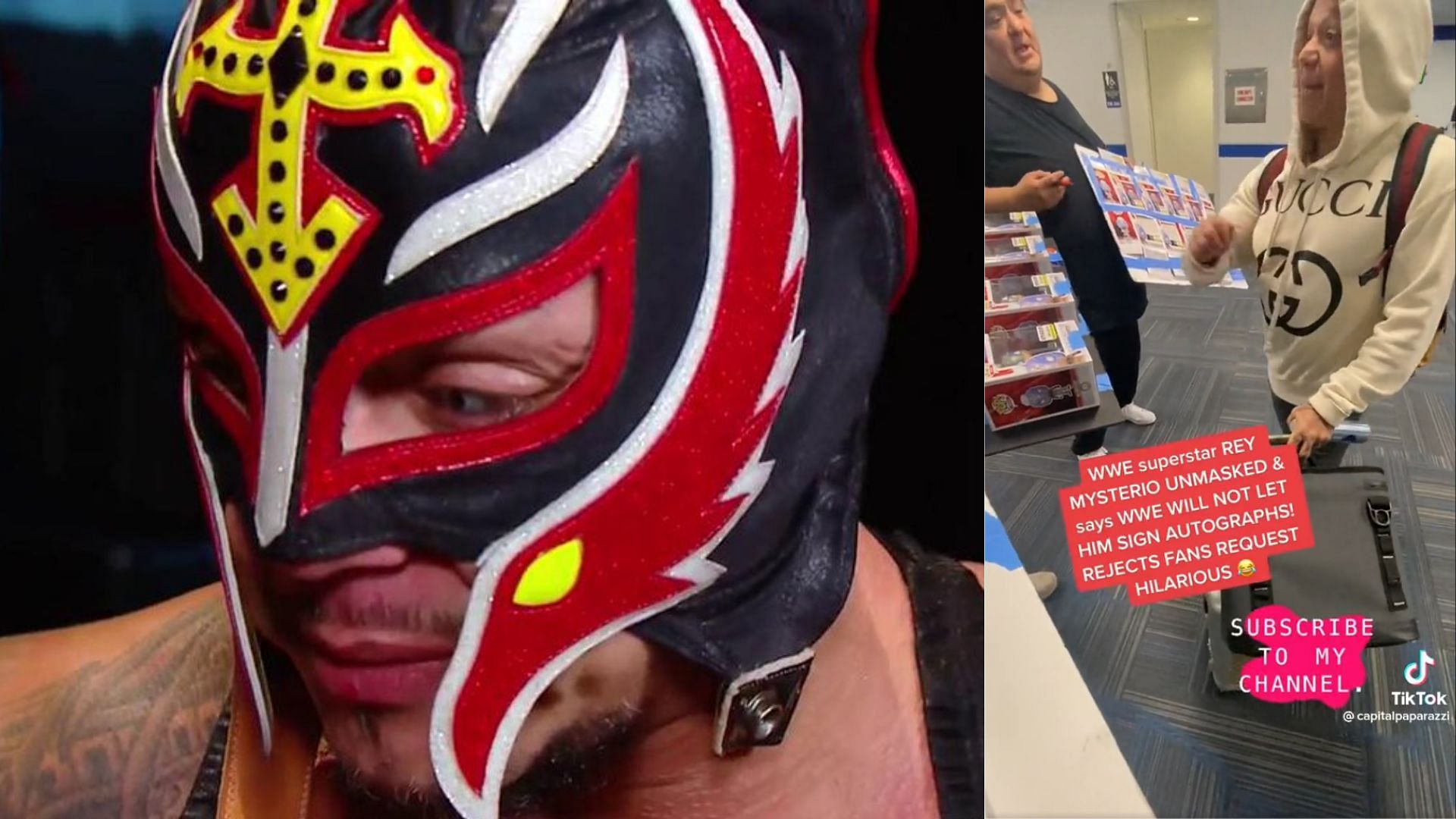Rey Mysterio had a tough time at the airport recently 
