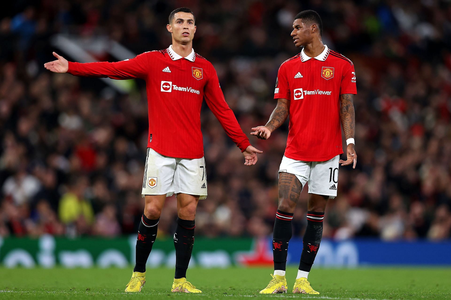 Rashford (right) has become Manchester United&#039;s protagonist.