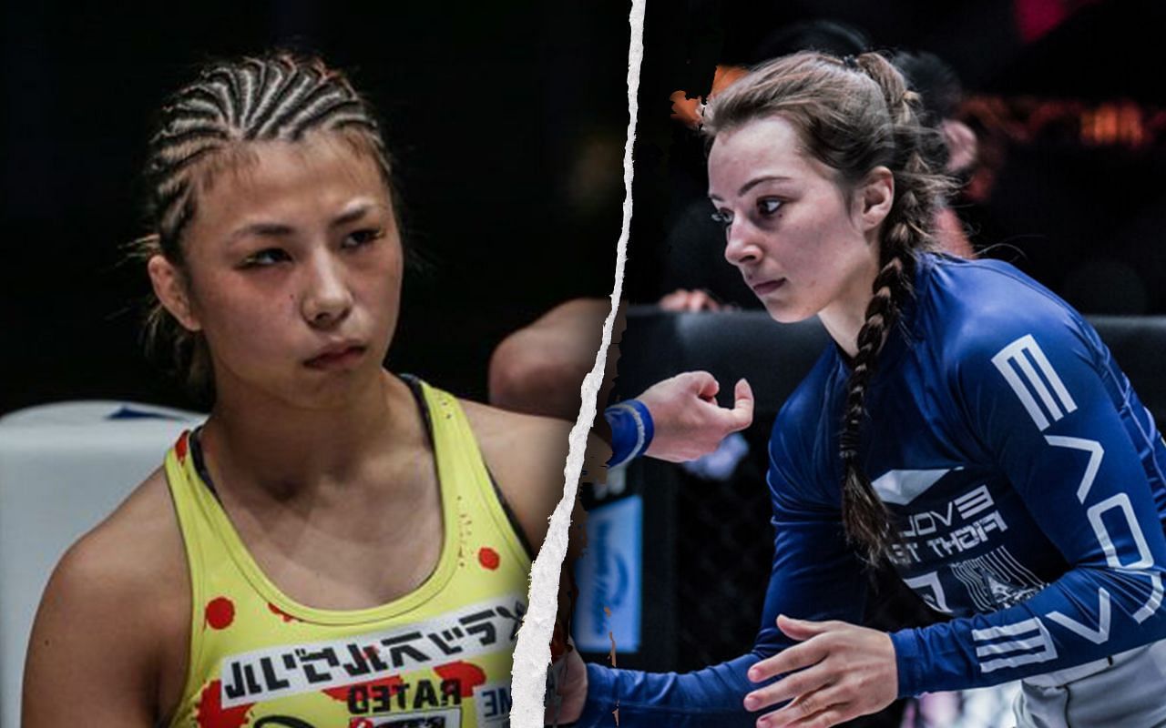 Ayaka Miura (Left) faces Danielle Kelly (Right) at ONE Fight Night 7 on Prime Video