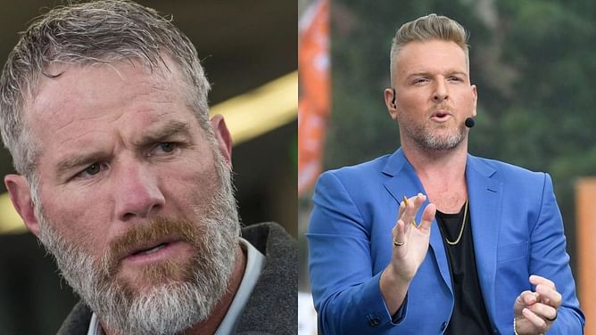 Pat McAfee fires The Rock-style warning to Brett Favre's camp over lawsuit bankruptcy claims