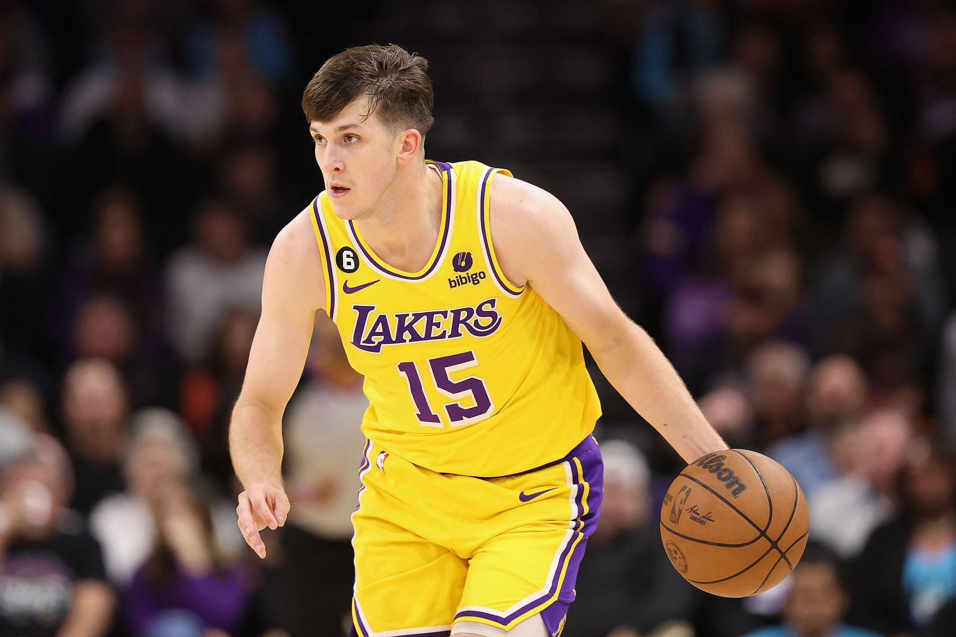 LA Lakers second-year wing Austin Reaves
