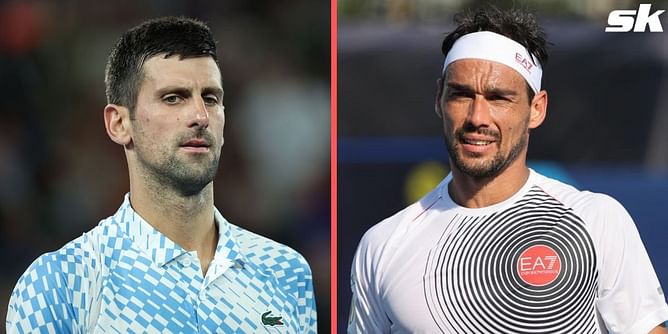 Novak Djokovic is the "strongest" of the Big 3 but also the "least loved," says Fabio Fognini