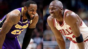 Fans were up in arms as Michael Jordan and LeBron James' age-38 seasons were compared: "Jordan still my GOAT", "LeBron already won this debate"