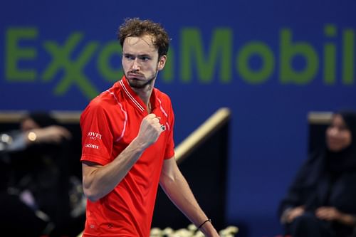 Daniil Medvedev at the Qatar Open