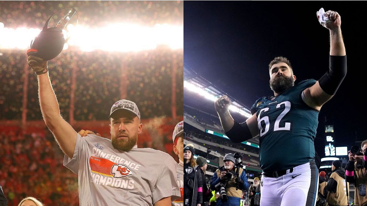 The Kelce brothers will face off in the Super Bowl