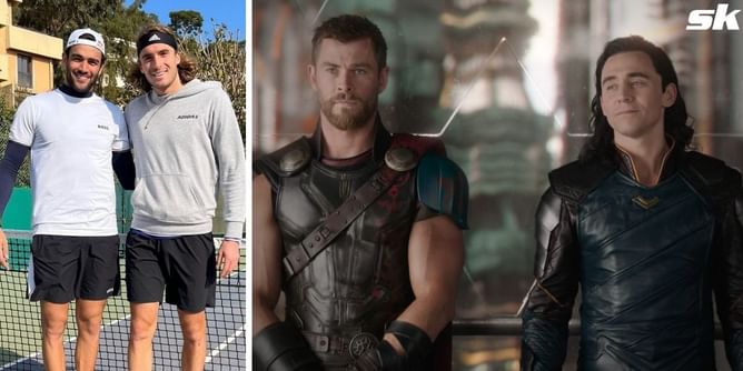 "Thor and Loki" - Stefanos Tsitsipas assigns Avengers-style nickname to Matteo Berrettini and himself as duo practice together