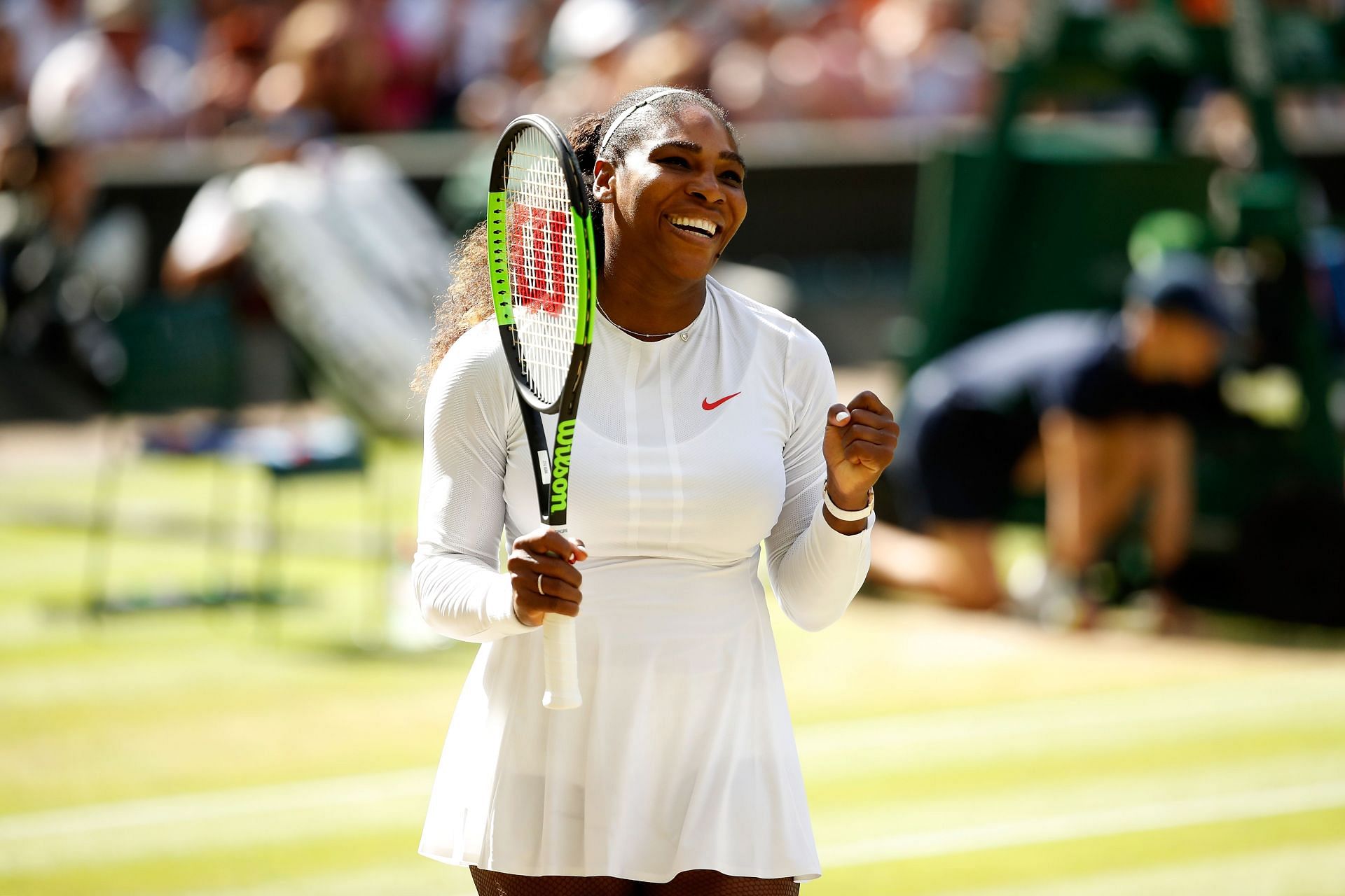 Serena Williams at the 2018 Wibledon Championships