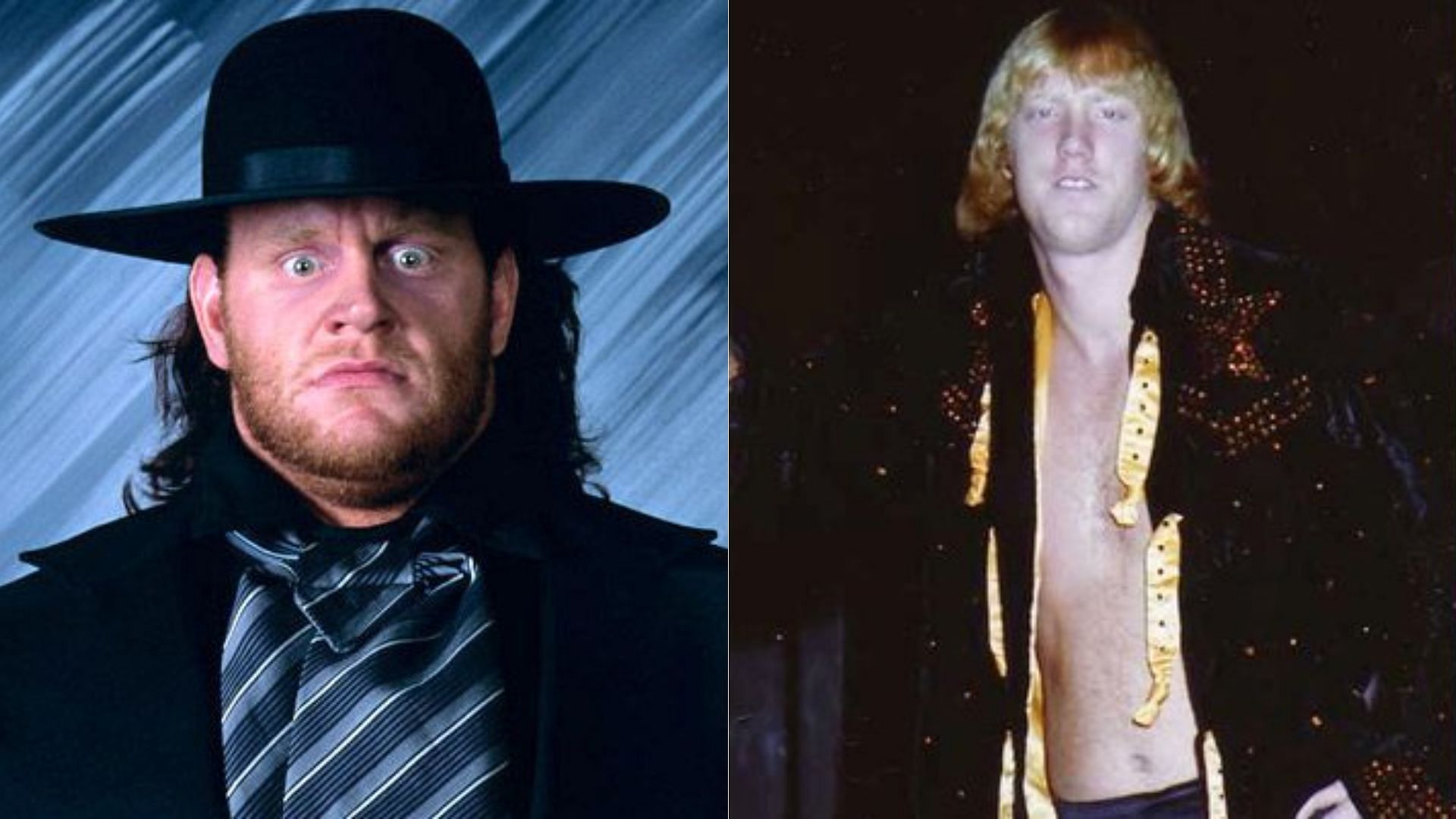 The Undertaker (left); David Von Erich (right)