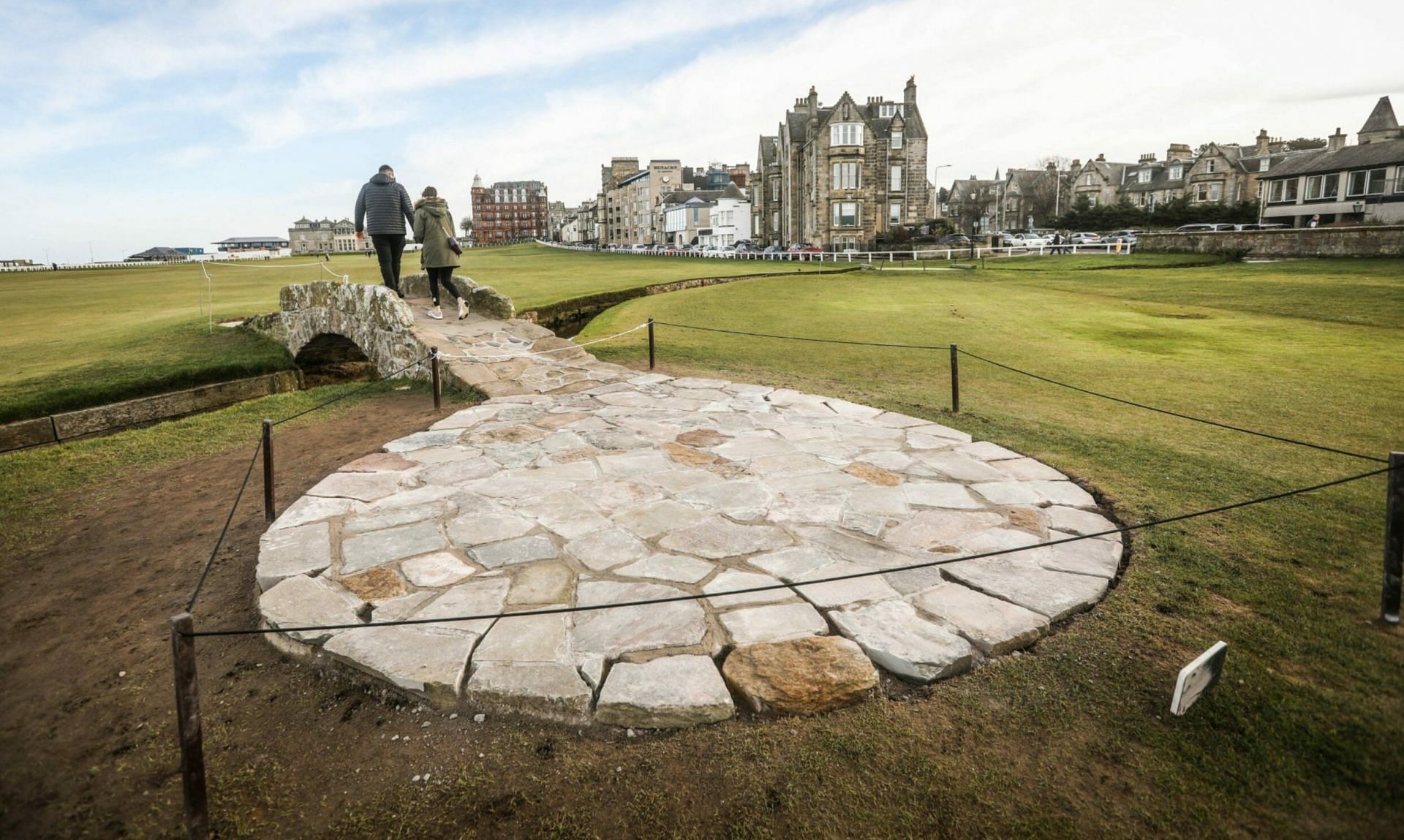 St. Andrews Links had to remove the recently installed patio as it drew a huge criticism by fans and professionals