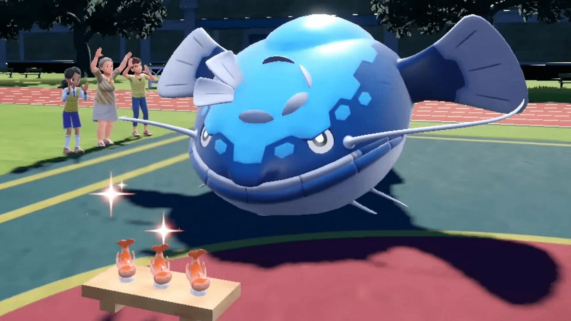 Dondozo's durability and offensive output make it dangerous in battles (Image via Game Freak)