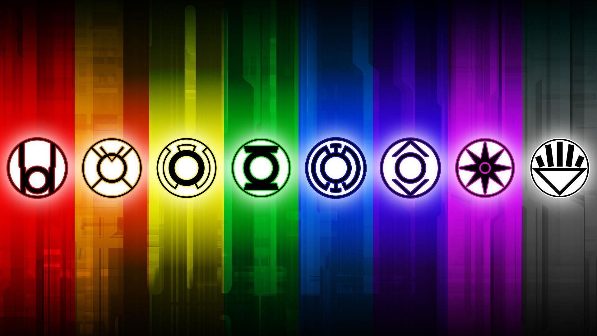 The symbols of the power rings. (Image via Getty Images).