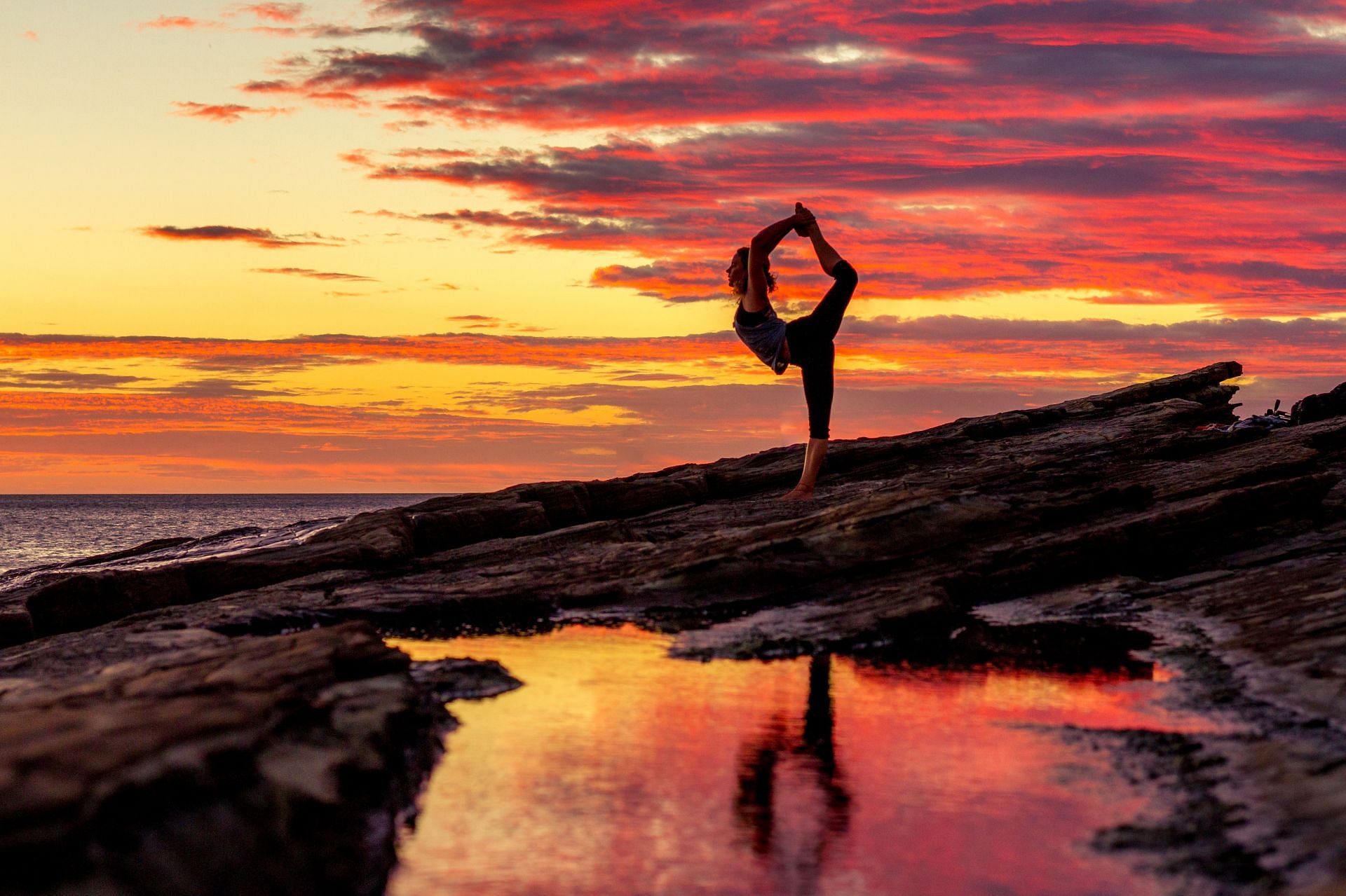 Restorative yoga poses help in relaxing your muscles (Image via Unsplash / Mark Harpur)