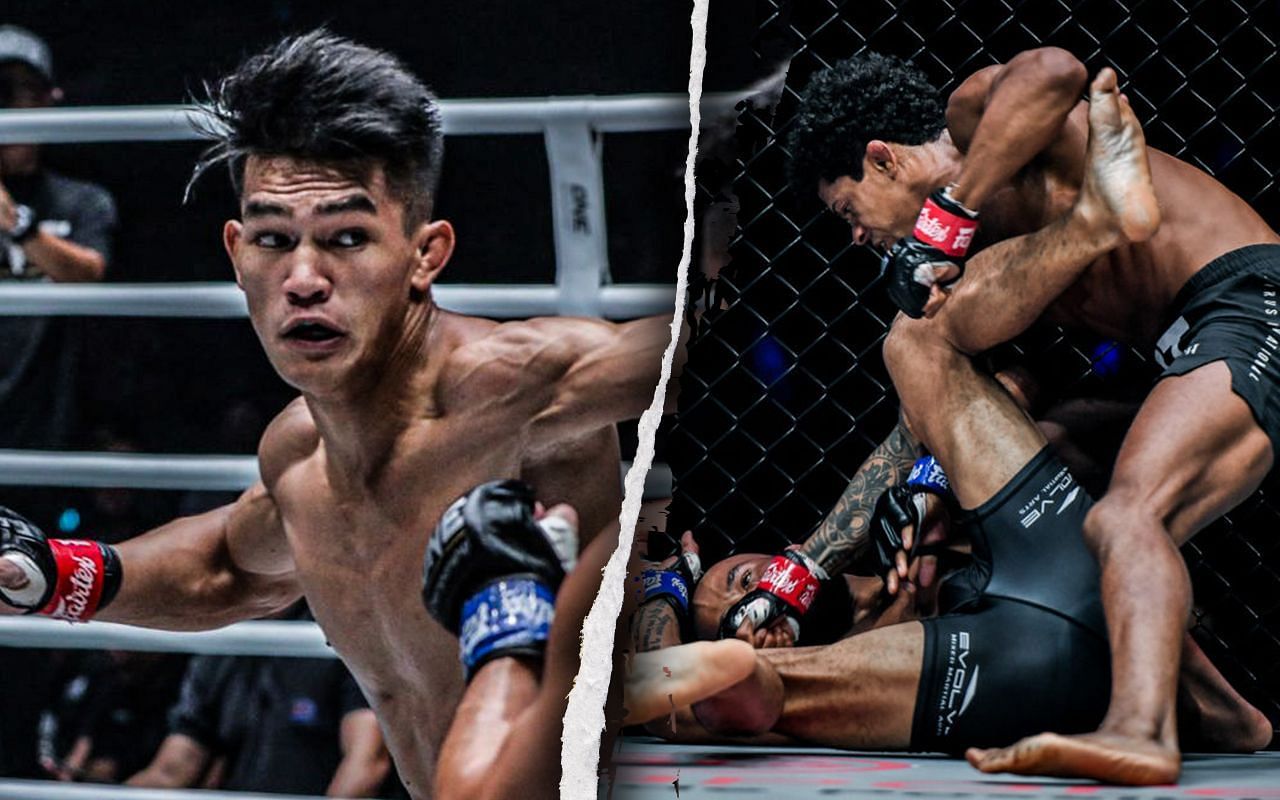 [Photo Credit: ONE Championship] Danny Kingad, Adriano Moraes