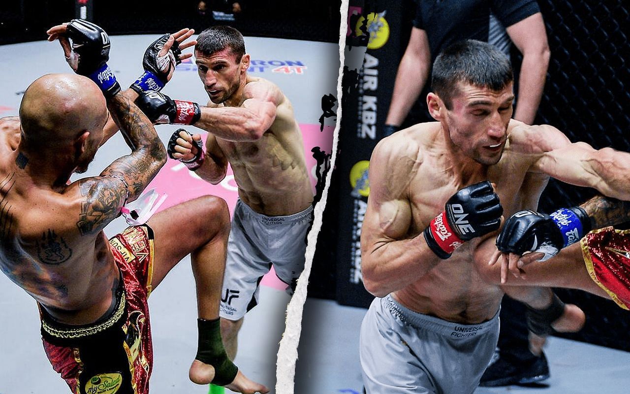 Samy Sana (left), Jamal Yusupov (center, right), photo by ONE Championship