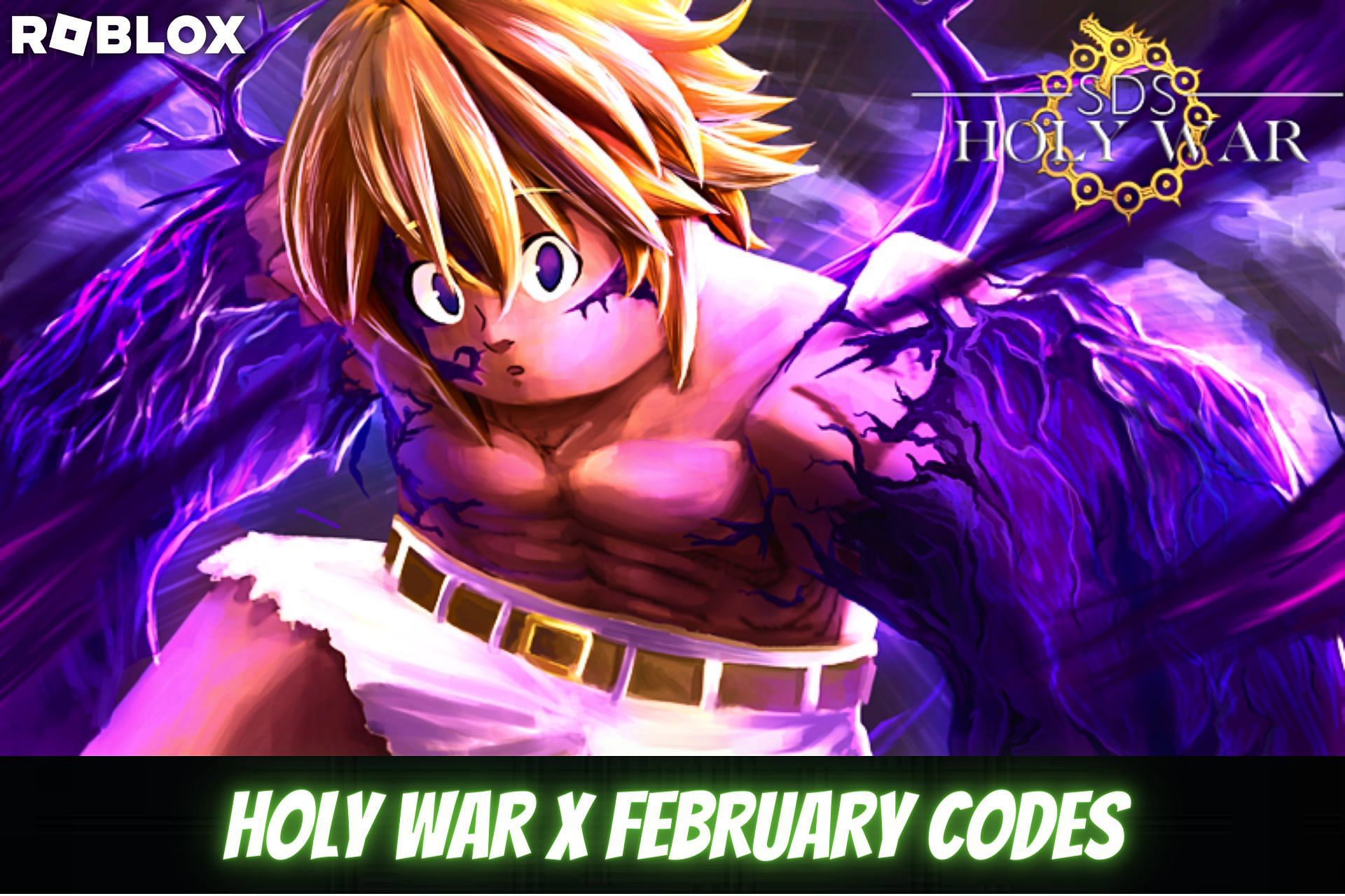 Holy War X February codes