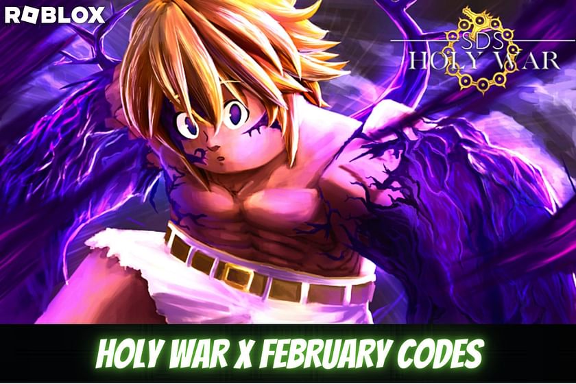 Roblox Holy War X codes (February 2023)