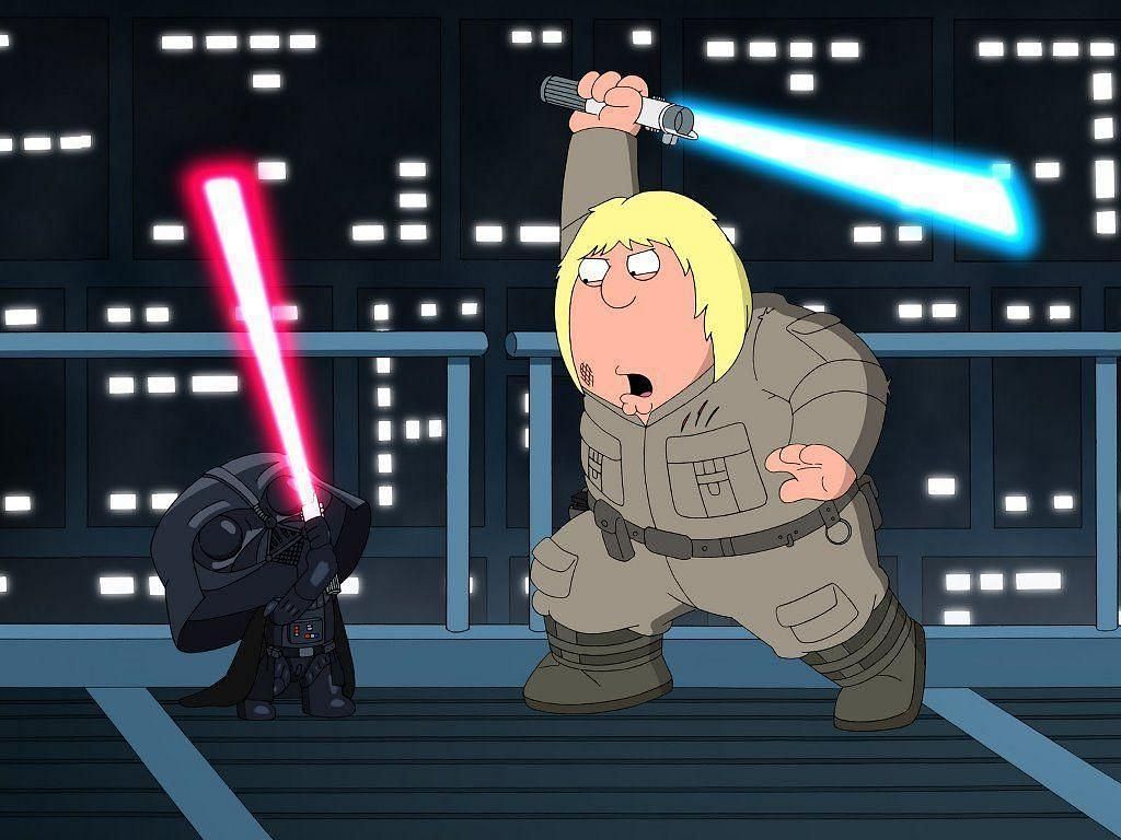 A mashup of Family Guy and Star Wars (Image via 20th Television)