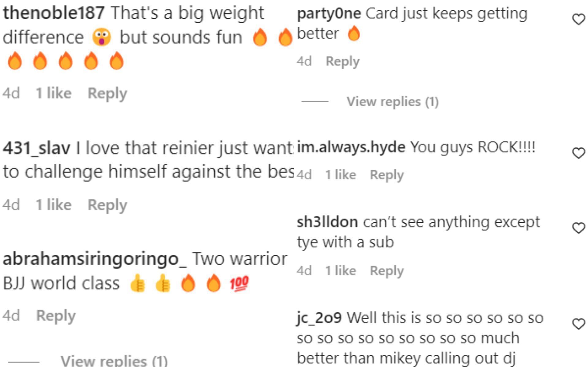 Comments on Reinier de Ridder vs. Tye Ruotolo