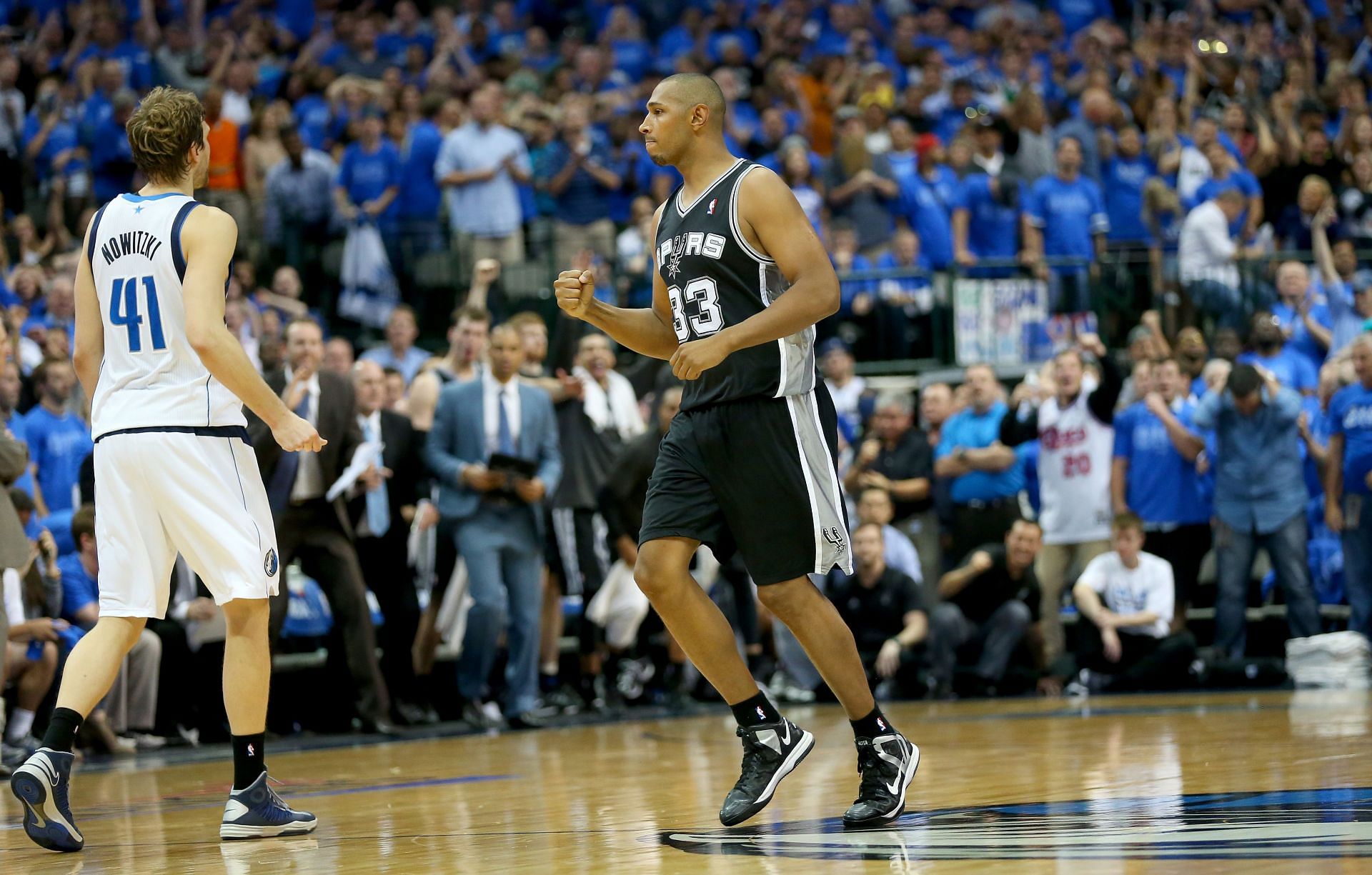 Boris Diaw won it all with the Spurs in 2014 (Image via Getty Images)