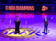 2020 NBA champions LA Lakers