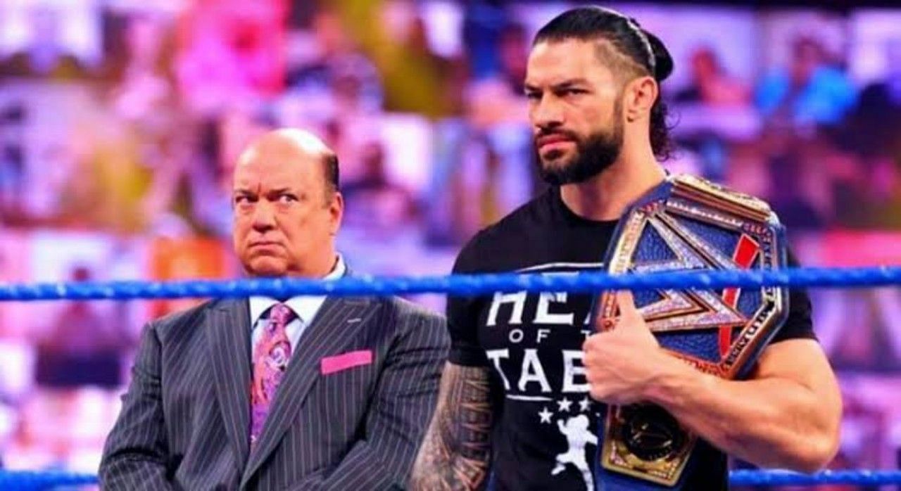 अनडिस्प्यूटेड WWE यूनिवर्सल चैंपियन रोमन रेंस और पॉल हेमन 