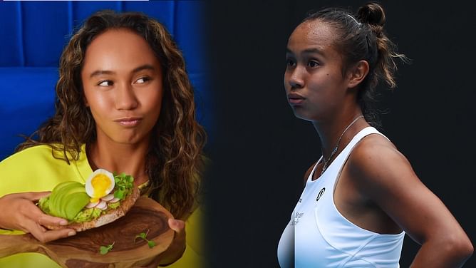 "Such a graceful and photogenic sport" - Leylah Fernandez takes a sarcastic dig at tennis by posting unflattering pictures of herself in action