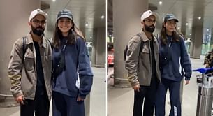 [WATCH] Virat Kohli and Anushka Sharma snapped at airport after Rishikesh trip