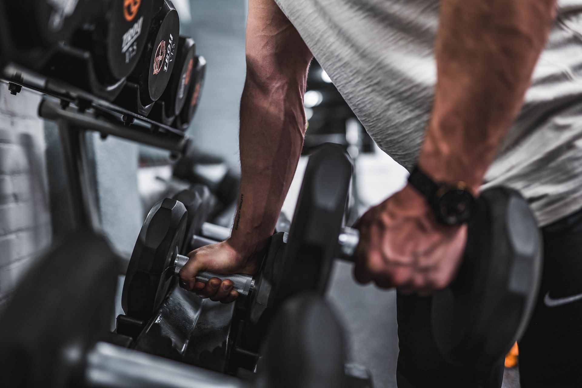 Dumbbells (Photo via Unsplash/Anastase Maragos)