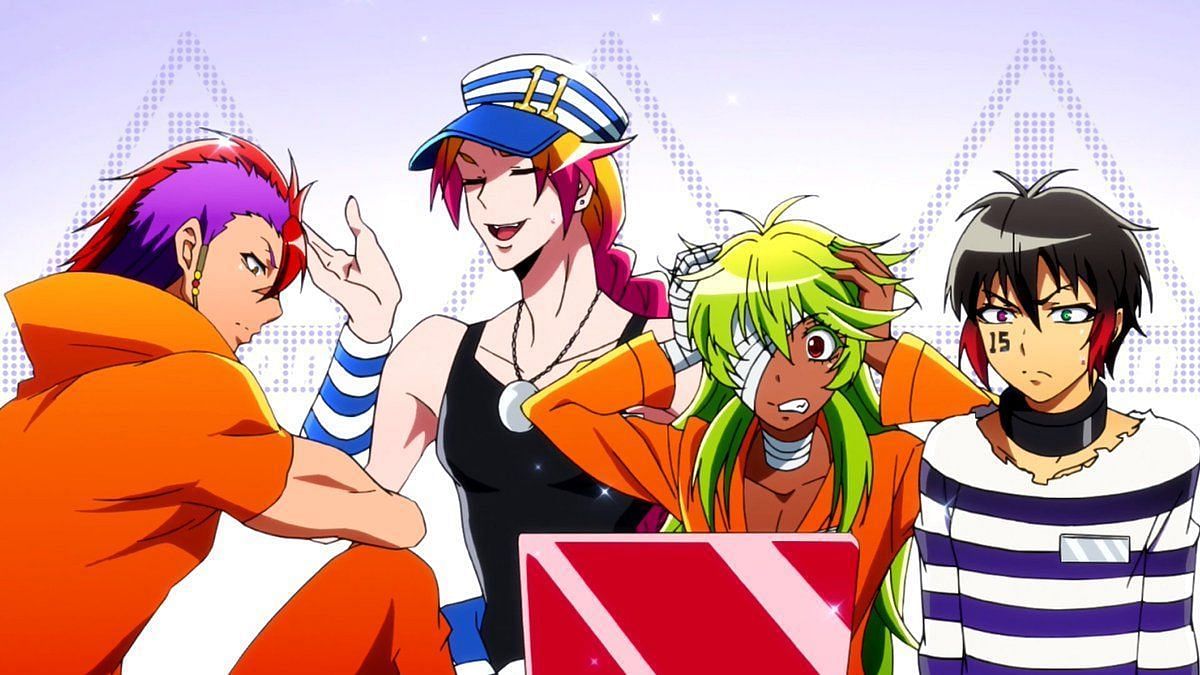 Rock, Uno, Nico, and Jyugo from Nanbaka (Image via Satelight)