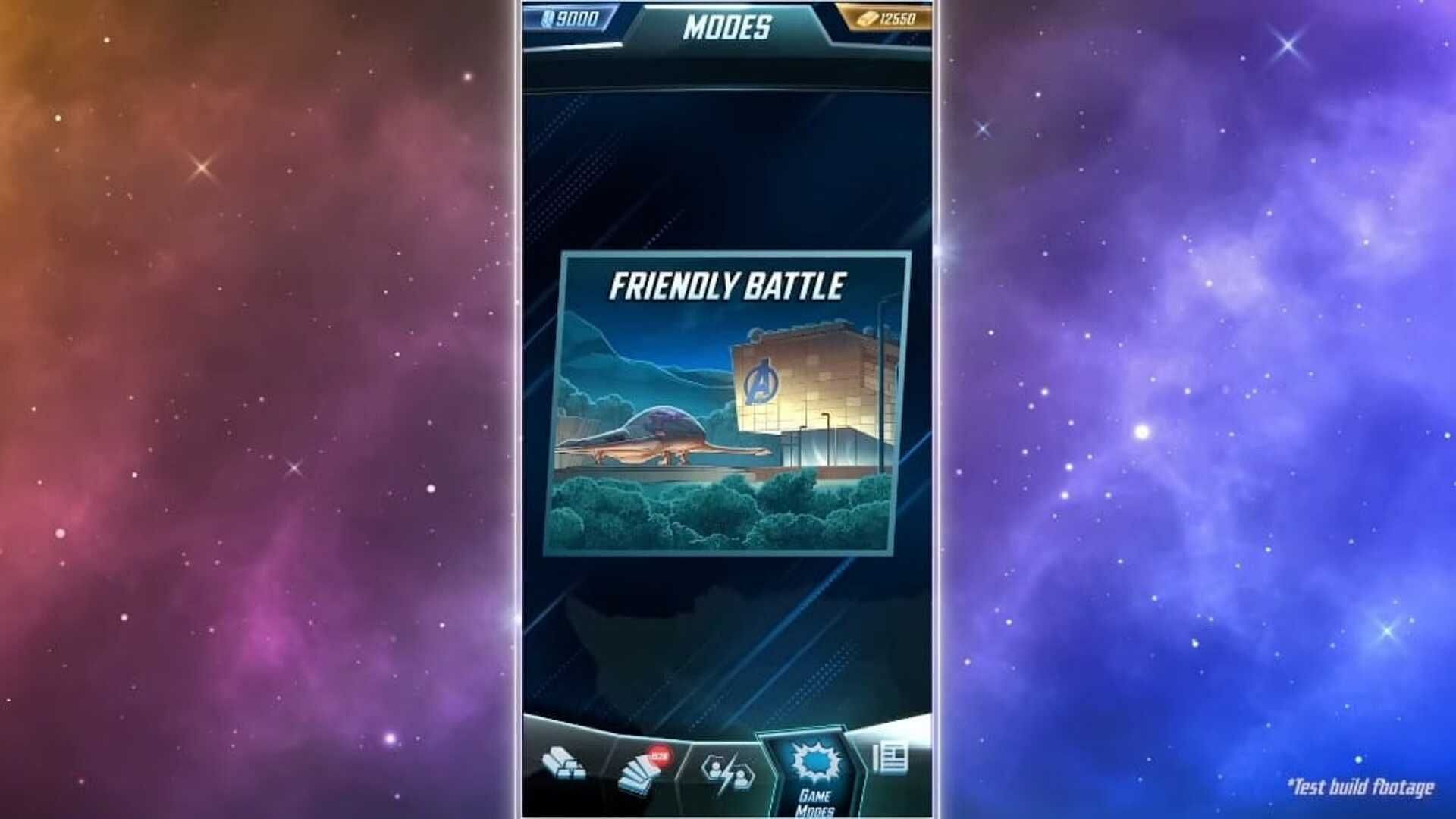 Select Friendly Battle (Image via YouTube/Marvel Entertainment)