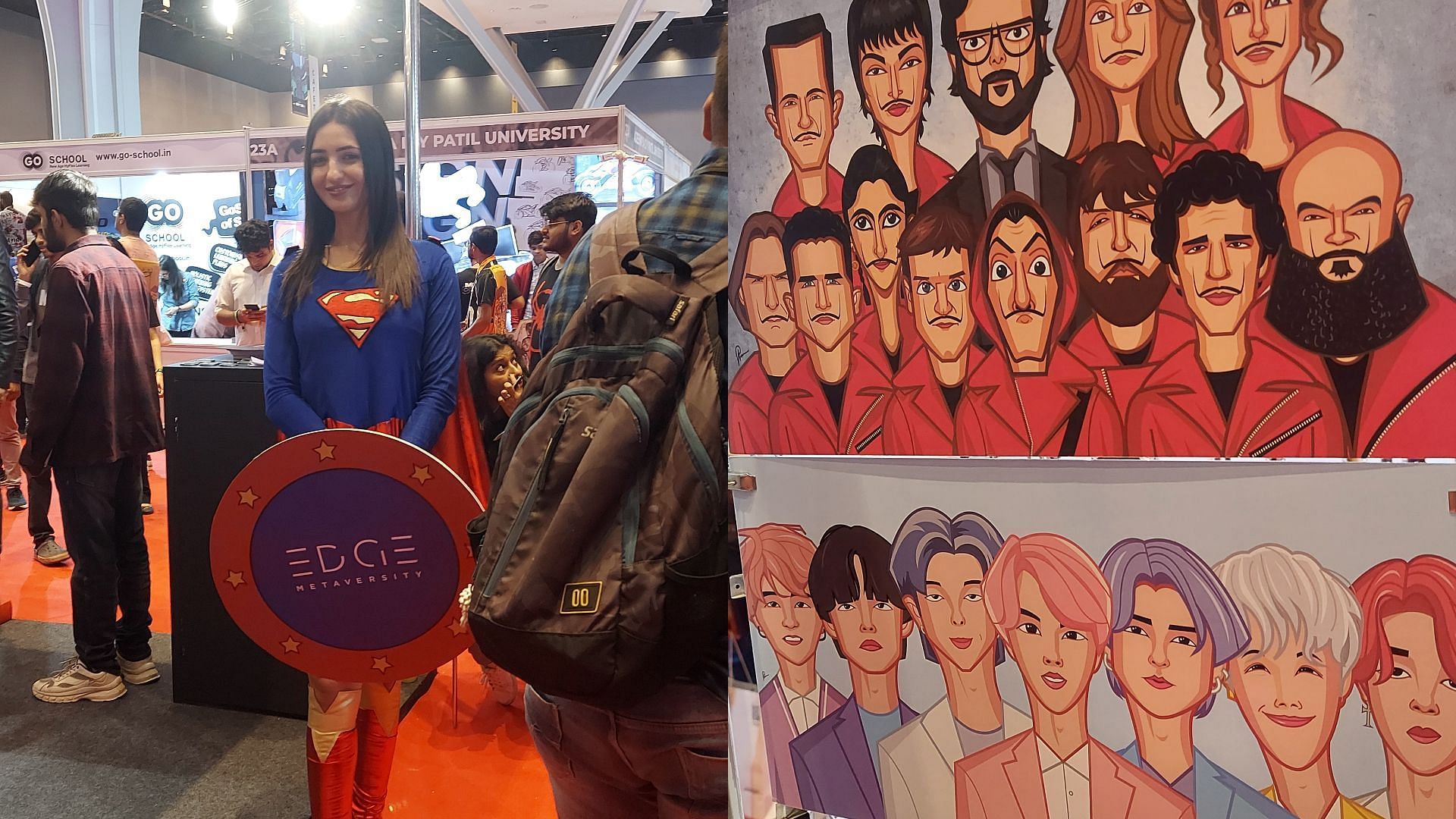 Comic Con Mumbai 2023 witnessed Cosplayers and many Comic artists 