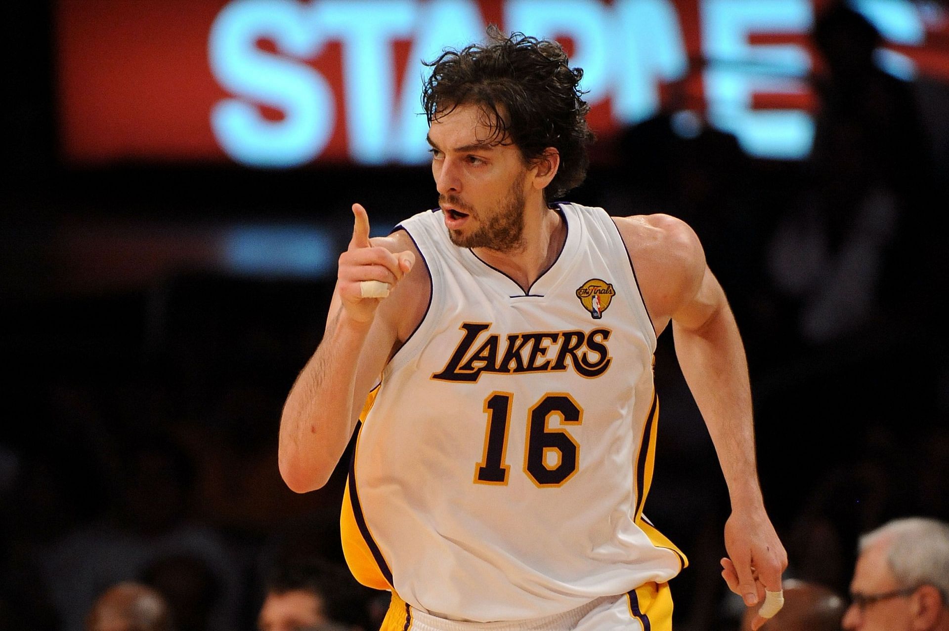 Pau Gasol of the LA Lakers