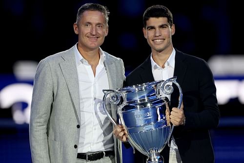 Carlos Alcaraz at the Nitto ATP Finals