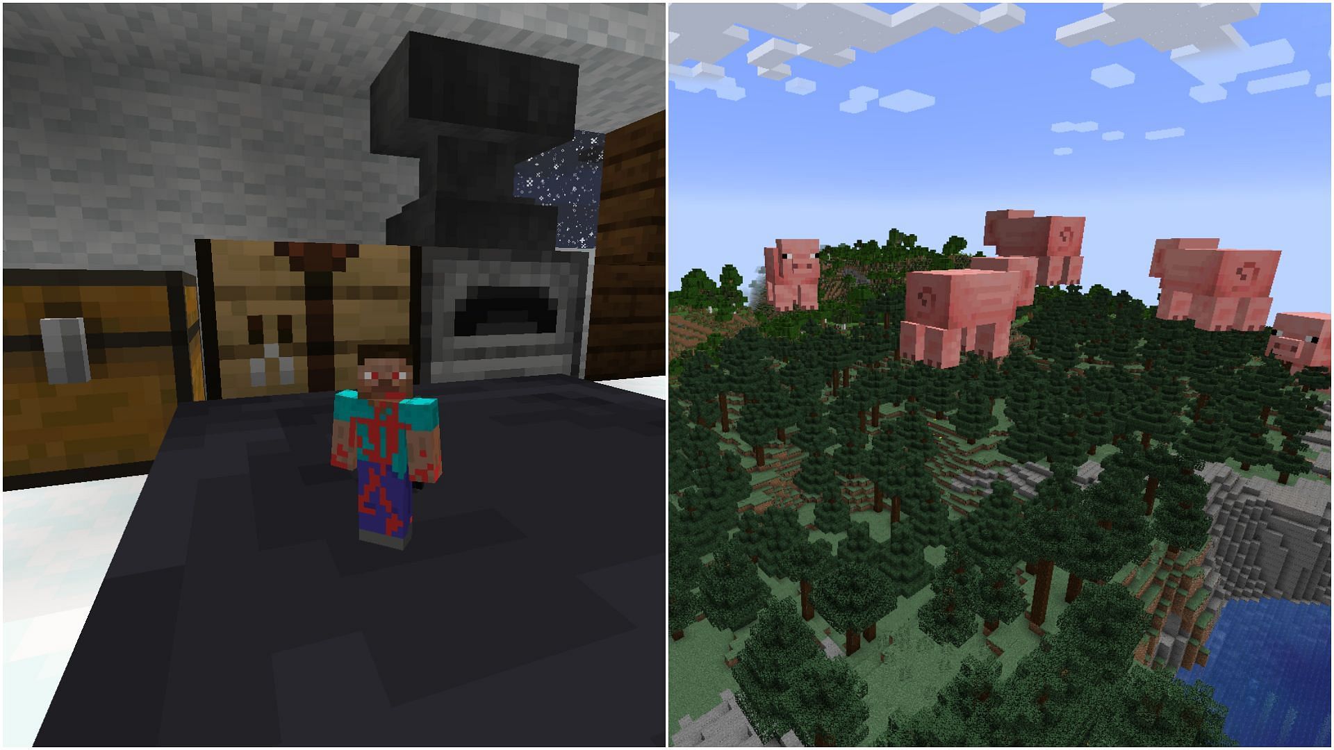 Pehkui mod allow players to alter scale, movement speed and a lot more in Minecraft (Image via Sportskeeda)