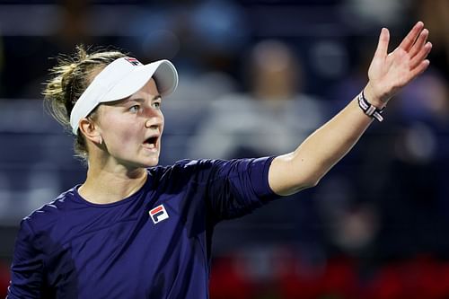 Barbora Krejcikova at the Dubai Duty Free Tennis