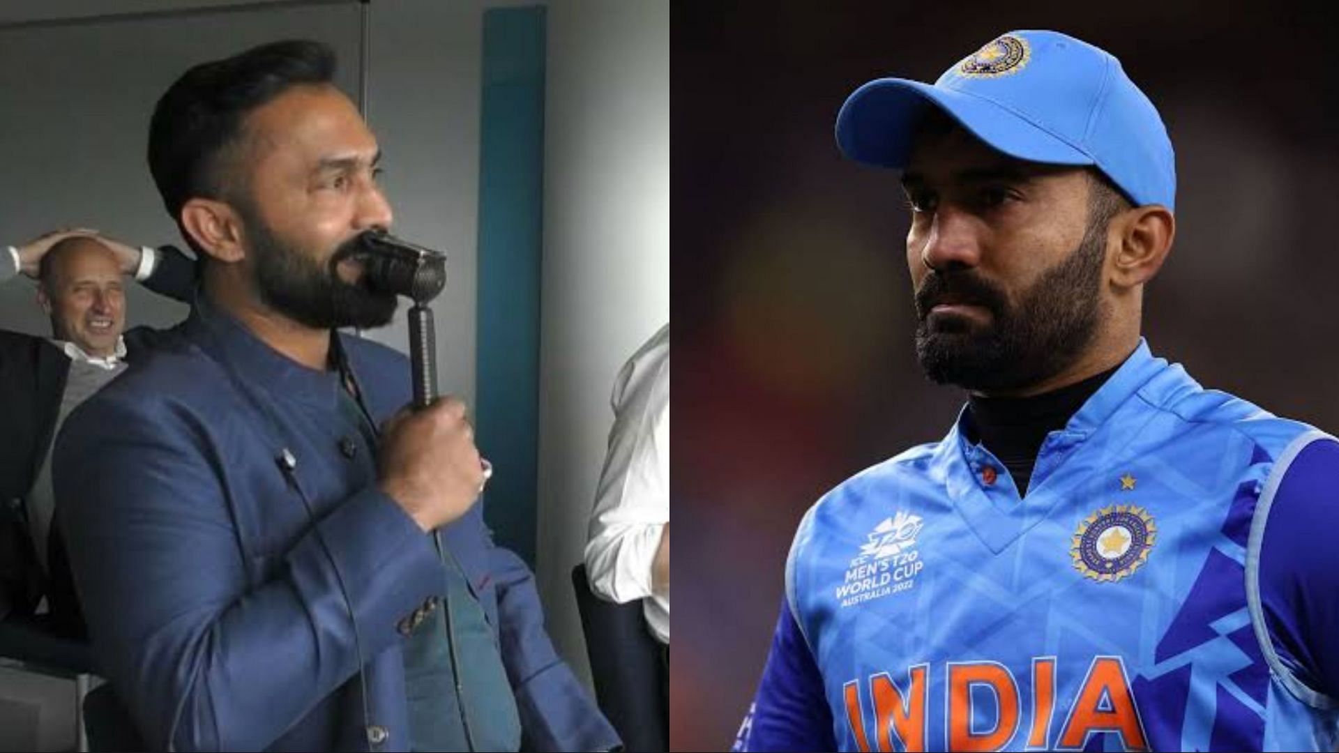 Dinesh Karthik is on commentary for India vs Australia series 