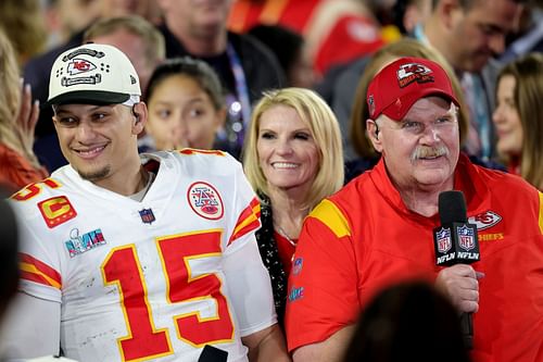 Patrick Mahomes and Andy Reid