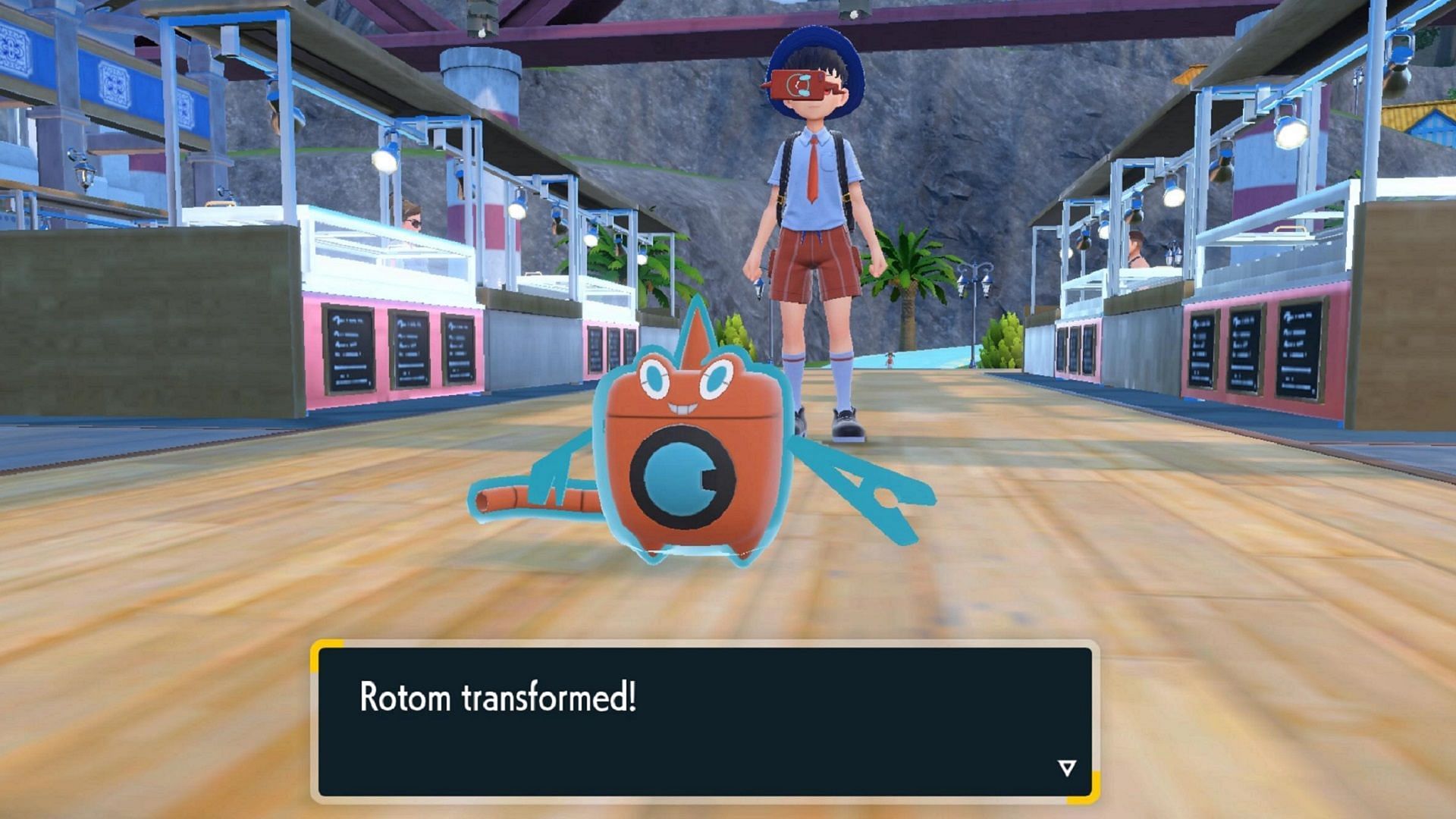 Wash Rotom's unique typing and moves can be bolstered with a Water Tera Typing (Image via Game Freak)