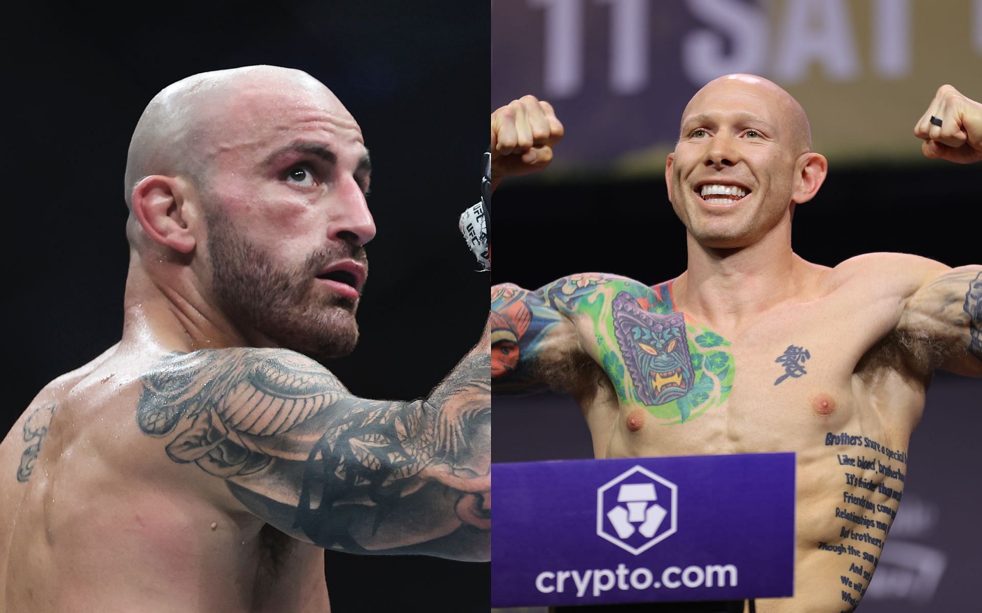 Alexander Volkanovski (left) and Josh Emmett (right) [Image Courtesy: Getty Images]