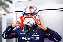 Max Verstappen shouts while being interrupted during an interview with Daniel Ricciardo: "Can you just shut the f*** up?"