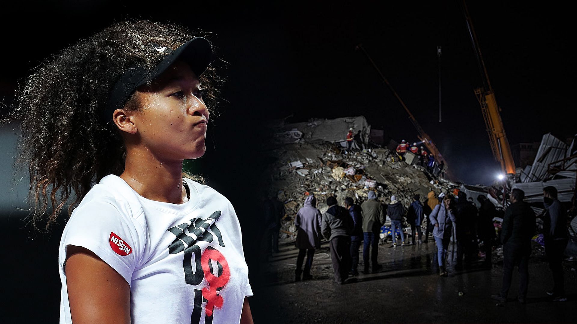 Naomi Osaka stands with the people of Turkey who were affected by the earthquake.