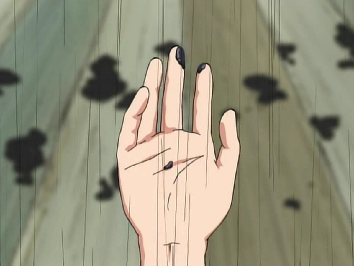 Water Release: Black Rain Technique in Naruto (Image via Studio Pierrot)