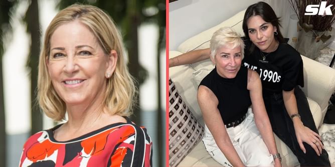 "Still getting used to it" - Chris Evert after receiving compliments on her new pixie look