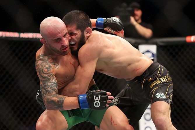 Alexander Volkanovski feels Islam Makhachev did not do enough to bag P4P #1 spot, says he'd 'squash' the Dagestani at featherweight