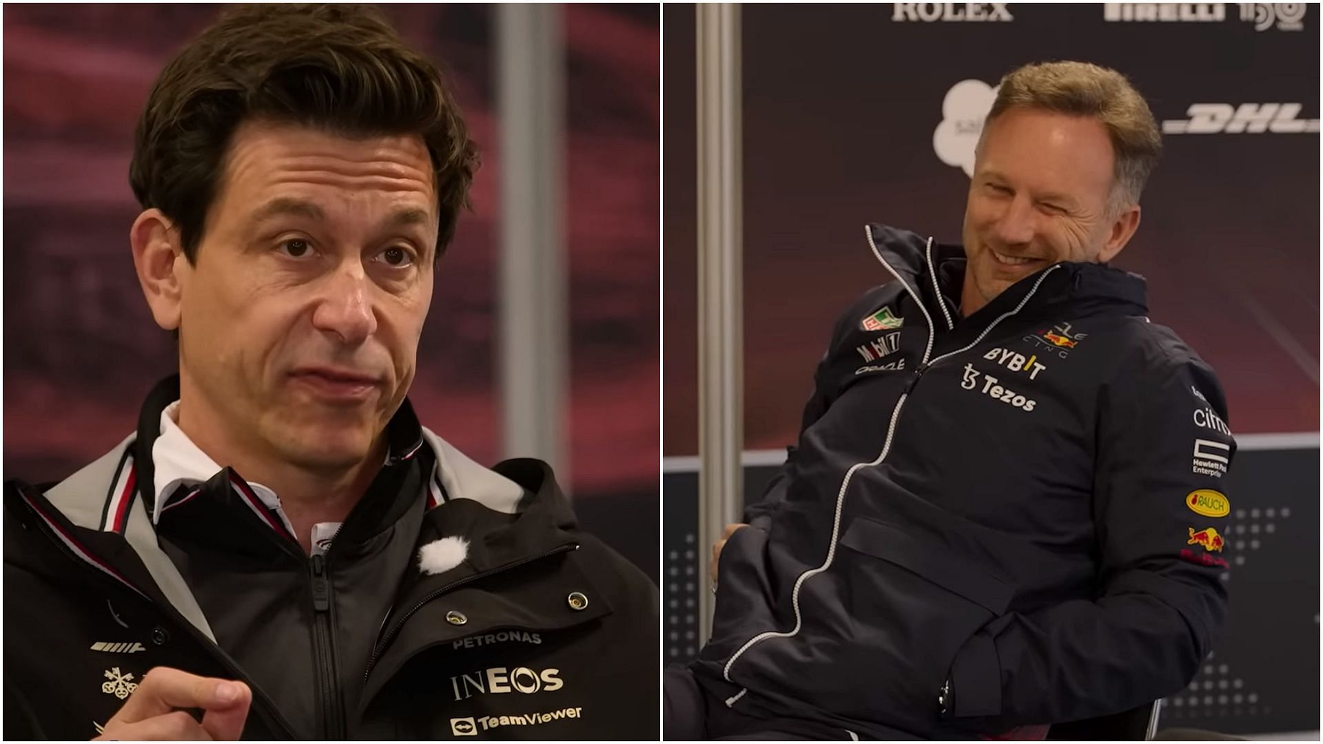 Toto Wolff (Left) and Christian Horner (Right) (Collage via Sportskeeda)