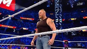 Current champion teases WWE Wrestlemania match against Brock Lesnar